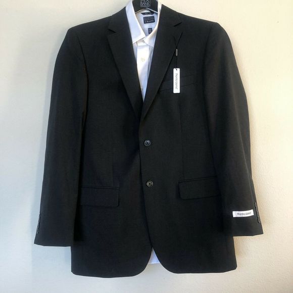 Pronto Uomo gray wool 2 button sports blazer 40L